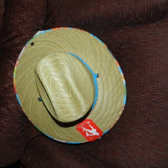 Peter Grimm Fruta  hand woven Herringbone Weave Beach hat UPF 50+NWT 🆕📦⌚🏃💨🚚 - Picture 7 of 16